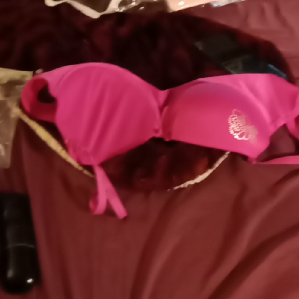 Mamia pink bra cotton spandex